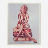 Mel Ramos, Virnaburger, 1965, offset lithograph in colors