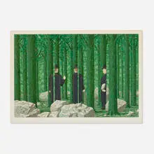 René Magritte, Ma mère l'Oye (from the Les Enfants Trouvés portfolio), 1968, lithograph in colors