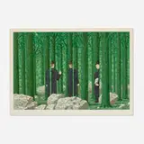 Ma mère l'Oye (from the Les Enfants Trouvés portfolio) by René Magritte, 1968, lithograph in colors, sold Jul 2024