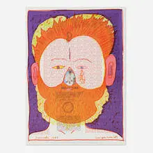 Dream Work (Now You Have It!) by Isaiah Zagar, 1984, offset lithograph in colors, sold Jul 2024