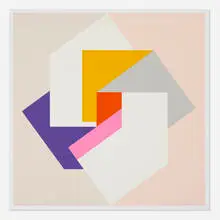 Aileen Earnest, Happiness, 1972, screenprint in colors