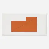 Robert Mangold, Untitled (from A Book of Silk Screen Prints - Multiple Panel Paintings portfolio), 1992, screenprint in colors on Fabriano Cotton