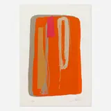 Larry Zox, Niagara Series III, 1980, screenprint in colors