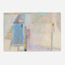 Catherine Smith, Max B, 1983, monoprint with collage