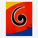 Alexander Calder, Sky Swirl (from the Flying Colors portfolio), 1974, lithograph in colors on Arches