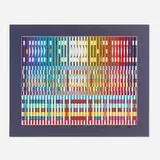 Yaacov Agam, The Blessing, 1990, screenprint in colors