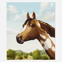 Tom Palmore, Pecos Bill, lithograph in colors