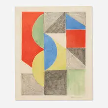 Sonia Delaunay, Venise, 1969, etching and aquatint in colors on Arches