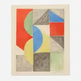 Sonia Delaunay, Venise, 1969, etching and aquatint in colors on Arches