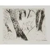 Milton Avery, Riders in the Park, 1973