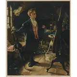 Top Hat and Tails, 1976 by Norman Rockwell, sold Apr 2022