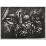 Howard Cook, Weary Men (Tired GIs), 1945