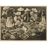 Howard Cook, Taxco Market