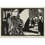 Barbara Latham, A Taos Street Scene