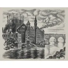 Eli Jacobi, Raritan Bridge, 1935