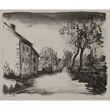 Maurice de Vlaminck, Nelle-la-Vallée, le Chemin aux Bords de Sausseron, 1926