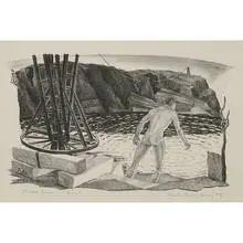 Prentiss Taylor, Flooded Quarry, 1935