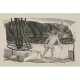 Prentiss Taylor, Flooded Quarry, 1935