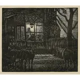 Charles Burchfield & Julius J. Lankes, Saturday Night, circa 1925