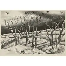 Ernest Fiene, Winter Morning, 1937