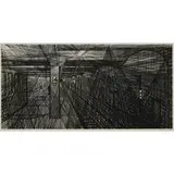 Armin Landeck, Subway Station, 14th Street, 1951