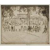 Joseph Pennell, In Hyde Park, 1909