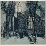 Carl Rudolph Krafft, Evening — Oak Park