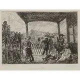 John Sloan, Wake on the Ferry, 1949