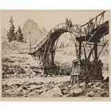 Martin Lewis, The Bridge Near Nikko, 1926