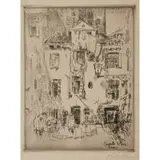 John Marin, Campiello S. Rocco, Venice, 1907