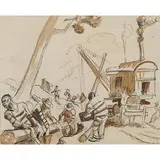 Thomas Hart Benton, Chain Gang, circa 1934