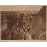 Edward S. Curtis, Edward Sheriff Curtis, (American, 1868-1952), Old Trail at Acoma, plate #567, 1904, photogravure, 11 1/2 x 15 1/2