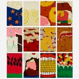 Stephen Frykholm, Herman Miller Summer Picnic Posters, collection of twelve, 1970-1981, screenprint in colors