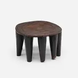 Nupe, stool, carved wood