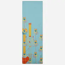 Frank Lloyd Wright, panel from the Arizona Biltmore Hotel, 1973, steel, screenprint on wallpaper, particle board