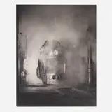 Washing J Class Locomotive No. 605, Shaffers Crossing Yards, Roanoke, Virginia by O. Winston Link, gelatin silver print, sold Jan 2020