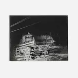 O. Winston Link, The Cavalier, Locomotive J-606, Ghost Train, Passing the Colonna Shipyards, Norfolk, Virginia