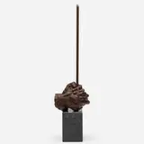 The Hands by Igor Mitoraj, 1978, patinated bronze, granite, sold Jan 2020