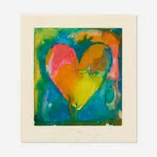 Imogen III by Jim Dine, 1972, screenprint in colors, sold Jan 2020