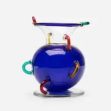 Mizar vase by Ettore Sottsass, 1982, blown glass, sold Jan 2020