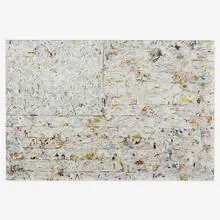 Vik Muniz, White Flag, after Jasper Johns (from Pictures of Magazines 2), 2012, digital c-print