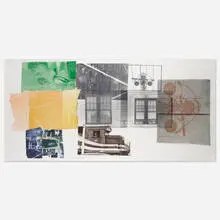 5:29 Bay Shore by Robert Rauschenberg, 1981, lithograph in colors, sold Jan 2020
