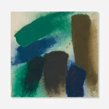 Untitled by Friedel Dzubas, 1973, acrylic on canvas, sold Jan 2020