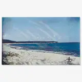Alain Jacquet, La Plage, 1970, screenprint in colors on canvas