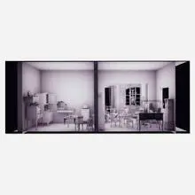 Maya Zack, Living Room 3, 2009-2010, Lambda print mounted to Sintra behind Plexiglas