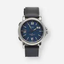 Ulysse Nardin, San Marco Dual-Time GMT± Big Date, 2002, stainless steel, rubber, glass
