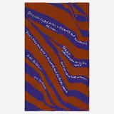 there is only one man in the world by Corita Kent, 1967, screenprint in colors, sold Jan 2020