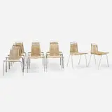 Poul Kjaerholm, PK 1 chairs, set of twelve