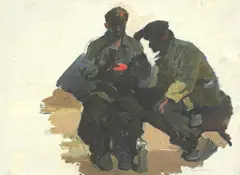 Arkadi Martirosov, Untitled, oil on canvas board 33.5 x 45cm