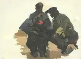 Arkadi Martirosov, Untitled, oil on canvas board 33.5 x 45cm
